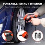 Electric Car Jack Kit 5 Ton 12V Floor Jack with Impact Wrench and Tire Inflator Pump Portable Hydraulic Car Jack for SUV Sedans Tire Change with LED Light, Lifting Height 6 to 17.7 Inch