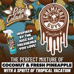 Chemical Guys Hanging Air Freshener, Variety Scent Pack 12 Pack, Great for Cars, Trucks, SUVs, RVs, Home, Garage, Workspace, Dorm Room & More (4 x 3 Packs, Black Frost, Cherry, Pina Colada) - AIR40404