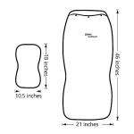 Sojoy IsoTowel Car Seat Cover for Front Seat,Breathable Fabric with Non-Slip Bottom,Comfort Car Seat Protector for Cold Weather (Black & White)