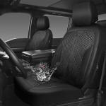 CAR PASS Waterproof Car seat covers Front Seats covers Neoprene Wetsuit, All-Weather Non-Slip Durable, Universal Fit for SUV Sedans Trucks Vans Automotive, Armrest Airbag Compatible, 3D Emboss 2 Black