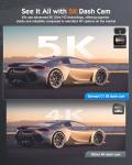 Sarmert C1 5K Dash Cam Front - Built-in GPS and 5G WiFi, Sony STARVIS Sensor, HDR Night Vision Car Camera, 5K/4K/2.5K UHD Dash Camera for Cars, Loop Recording, WDR, G-Sensor, 24H Parking Mode