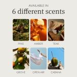 Drift Metal Vent Clip Starter Kit - Car Air Freshener - Scent Diffuser for Car - Metal Odor Eliminator - Amber