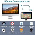 GPS Navigator for Car Truck RV, 2025 Latest Maps, 7-inch Touch Screen with Voice Guidance, Speed Limit & Red Light Camera Alerts (GPS with 1 Charger)