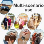 Mini GPS Tracker for Vehicles, Car GPS Tracking Device for Vehicles, Hidden Car Tracking Device No Subscription No Monthly Fee Real-Time GPS Tracking for Kids, Car, Pets(With Magnetic Waterproof Case)