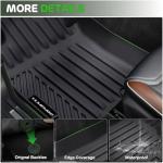 Floor Mats for 2023-2026 Kia Sportage Hybrid Upgrade Trunk Mat with Backrest Mat All Weather TPE Floor Liners Fit for Sportage 2026 Anti-Slip Full Set Car Accessories(Not Fit PHEV)