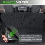 Floor Mats for 2023-2026 Kia Sportage Hybrid Upgrade Trunk Mat with Backrest Mat All Weather TPE Floor Liners Fit for Sportage 2026 Anti-Slip Full Set Car Accessories(Not Fit PHEV)