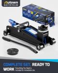 AUTOWN 3 Ton Floor Jack - Heavy Duty Car Jack with Quick Lift for SUVs & Trucks, 7.1-20.9 Inch Lifting Range, Hydraulic Service Jack (6600 lbs)