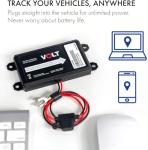 Brickhouse GPS Tracker for Vehicles - Livewire Volt 4G LTE Wired Car Tracker with GPS Tracking & Mapping - Enhance Security with Real-Time 24/7 Surveillance - Easy Installation - Subscription Required