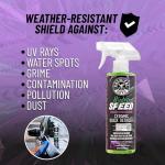 Chemical Guys HydroSpeed Ceramic Quick Detailer Spray - SiO2 Shine Car Detailer Spray for Cars, Trucks, SUVs, Motorcycles and RVs, Boosts Gloss, Hydrophobic Protection and Slickness, 16 oz