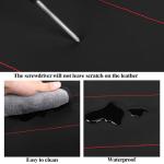 HChengkikz Car Seat Covers, Quilting Leather Seat Covers Full Set, Waterproof Faux Leather Automotive Seat Covers for Cars, Universal Car Seat Protectors Fit for Suvs,Trucks,Airbag Compatible (N4)