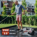 ZORVYGO Pressure Washer, Power Washer with Brushless Induction Motor, 3 Precision Nozzles, 1000ML Foam Cannon, High Pressure Washer for Cleaning Cars, Houses, Driveways