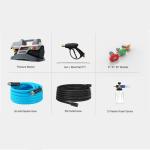ZORVYGO Pressure Washer, Power Washer with Brushless Induction Motor, 3 Precision Nozzles, 1000ML Foam Cannon, High Pressure Washer for Cleaning Cars, Houses, Driveways