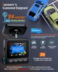 Sarmert C2 4K Dual Dash Cam Front and Rear - Built-in GPS and 5G WiFi, Free 64GB Card Included, 4K UHD Dash Camera for Cars, Night Vision, WDR, Loop Recording, App Control, 24H Parking Mode