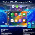 5GWifi Upgrade Car Radio for Dodge Charger 2011-2014, Journey 2011-2020, Chrysler 300 300C 2011-2014, Head Unit Touch Screen Stereo Wireless Carplay Android Auto GPS FM Camera (Only Fit 8.4in Screen)