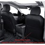 EKR Sienna Seat Covers for 2021 2022 2023 2024 2025 2026 Toyota Sienna LE, XLE,8 Seats,2nd Row 4/2/4 Split,Waterproof Seat Covers Full Set for Trucks - Three Row,Neoprene (Black)