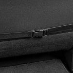 Motor Trend Black Stitched Faux Leather Car Seat Covers – Premium Automotive Bucket Front Seat Covers, Made for Vehicles with Removable Headrests, Fits Most Car Truck SUV