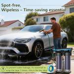 Spotless Water System for Car Wash,Deionized Water System for Car Wash, Deionized Water Filter with Resin,Suitable for RVs,Cars,Motorcycles,Windows,Boats,Without The Need for Towel Drying