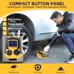 STANDTALL Electric Car Jack Hydraulic Cordless Remote Control 5 Ton 18V Automatic Small Portable Tire Change Kit Emergency Repair Tire Tools for SUV Sedans Vehicle MPV