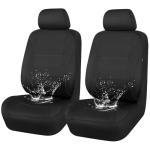 CAR PASS Neoprene EVA Waterproof car seat Covers Front Seats Only, Universal fit for SUV Vehicles Automotive with 5mm Composite EVA Inside,Airbag Compatible (Two Seats, Black and Black)