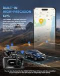 OMBAR Dash Cam Front and Rear, 4K/2.5K Ultra HD Dash Camera for Cars, Included 64GB Card, Built-in 5G Wi-Fi & GPS, 3.16” IPS Screen, Night Vision, 170°Wide Angle, HDR, 24H Parking Mode(T2)