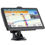 GPS Navigator for Car, 2026 Map 7 inch Touch Screen Car GPS 256-16GB,Voice Turn Direction Guidance, Support Speed and Red Light Warning, North America Lifetime map Free Update Truck(Grenn)