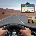 GPS Navigator for Car, 2026 Map 7 inch Touch Screen Car GPS 256-16GB,Voice Turn Direction Guidance, Support Speed and Red Light Warning, North America Lifetime map Free Update Truck(Grenn)