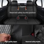 HChengkikz Leather Car Seat Covers,Breathable and Waterproof Seat Cover Full Set,PU Premium Universal Fit Automotive Airbag Compatible for Cars Sedans SUVs Vans and Trucks(Full Seat,Black,N1)
