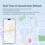 Benbengo OBD GPS Tracker for Vehicles & Fleet, Plug in Car Tracker, 10-sec Real Time, 1-Year Trip Data, 5-Day Free Trial, Speeding and Driver Behavior Tracker for Teens, Mileage Log, Low Subscription