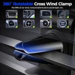 Car Air Freshener Diffuser, Smart Car Air Freshener, Auto On/Off with 3 Modes, Vent Clip, Long Lasting with 10 Essential Oils in 5 Scents (2 Pack)