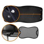 Sojoy IsoTowel Car Seat Cover for Front Seat,Microfiber Breathable Cloth Seat Protector,with Quick-Dry Non-Slip Back for All Workouts,All-Weather (Carbon Black, 1 Pcs)