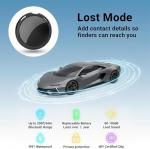 No Subscription Mini GPS Tracker for Vehicles Work with Find My(iOS Only) Magnetic Case Real Time Tracker Tag Hidden Car Location Tracking Device Global Coverage No Monthly Fee or SIM Card Required
