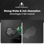 Disposable Floor Mats for Cars, 30 Pack Car Floor Mats, Black Automotive Floor Mats Waterproof Car Foot Pads, Mats for Car Detailing, Universal Fit Protective Front Rear Floor Mat for Cars (20"x16")