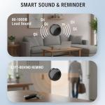 No Subscription Mini GPS Tracker for Vehicles Work with Find My(iOS Only) Magnetic Case Real Time Tracker Tag Hidden Car Location Tracking Device Global Coverage No Monthly Fee or SIM Card Required