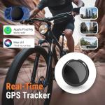 No Subscription Mini GPS Tracker for Vehicles Work with Find My(iOS Only) Magnetic Case Real Time Tracker Tag Hidden Car Location Tracking Device Global Coverage No Monthly Fee or SIM Card Required