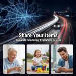 No Subscription Mini GPS Tracker for Vehicles Work with Find My(iOS Only) Magnetic Case Real Time Tracker Tag Hidden Car Location Tracking Device Global Coverage No Monthly Fee or SIM Card Required