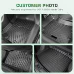 Floor Mats & Trunk Mat for Honda CR-V 2017-2022 (Deck in Lower Position), All Weather Protection TPE Anti-Slip Custom Fit CRV EX/EX-L/LX/Touring/Special Edition Car Full Mats Accessories