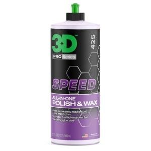 3D Speed Car Polish & Wax – 32oz All-in-One