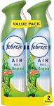 Febreze Air Mist Air Freshener Spray, Odor-Fighting Room Spray, Air Fresheners for Home and Bathroom and Kitchen, Aerosol Can, Gain Original Scent, 8.8oz (Pack of 2)