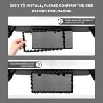 Sbulhia 2 PCS Barbed Wire License Plate Frame, Sturdy Plastic Barbed Wire Design Car Tag Cover with Screw Kit, Personalized License Plate Holder Cool Auto Decoration for Men Women (Black)