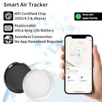 2 Pack GPS Tracker for Vehicles Work with Find My (iOS Only) Real Time Mini Car Air Tracker Tag Global Coverage Hidden Car Locator Tracking Device No Monthly Fee or Subscription No SIM Card Required