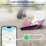 2 Pack GPS Tracker for Vehicles Work with Find My (iOS Only) Real Time Mini Car Air Tracker Tag Global Coverage Hidden Car Locator Tracking Device No Monthly Fee or Subscription No SIM Card Required