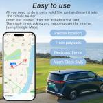 Mini GPS Tracker for Vehicles: Tracker Device for Vehicles No Subscription No Monthly Fee Car Tracker Device Hidden Magnetic Real-Time Tracking for Cars Kids Dogs (GF10-07)