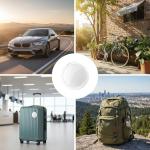 GPS Tracker for Vehicles Works with Apple Find My (iOS Only)MFi Certified Smart Car GPS Tracking Device Mini Tracker Devices with Magnetic Waterproof Case Hidden Locator No Subscription No Monthly Fee