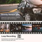 Rexing V1 Basic Dash Cam 1080P FHD DVR Car Driving Recorder, 2.4" LCD Screen 170°Wide Angle, G-Sensor, WDR, Parking Monitor, Loop Recording