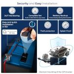 Salind 01 4G - Version 2026 - Wired GPS Real-Time Tracker (9-75V) - GPS Car Tracker Device with App Notification & Multiple Alarms - Vehicle Security for Car Motorcycles Vans - Subscription Required