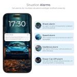 Salind 01 4G - Version 2026 - Wired GPS Real-Time Tracker (9-75V) - GPS Car Tracker Device with App Notification & Multiple Alarms - Vehicle Security for Car Motorcycles Vans - Subscription Required