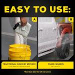 Meguiar's Watermelon Bubblegum Scented Car Wash – Use This Advanced Car Wash Soap in a Foam Cannon or in a Bucket to Quickly Remove Dirt and Grime with Extra-Rich Suds, Plus a Pleasant Scent, 64 oz