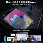 LIONO Car GPS Tracker & Charger with Built-in Rechargeable Battery, GPS Tracker for Vehicles, Hidden Car Tracker for Anti-Theft & Parking Location, for Family& Fleets, No Monthly Fee, No SIM, iOS Only