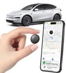 GPS Tracker for Vehicles - Car GPS Tracker Device, Real-Time Mini Vehicle Tracker, No Subscription & No SIM Card Required, Works with Android and iOS