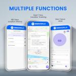 SEEWORLD Car Tracker Magnetic GPS Tracker for Vehicles Hidden Tracking Device for Car with Real-Time Tracking, Subscription Required